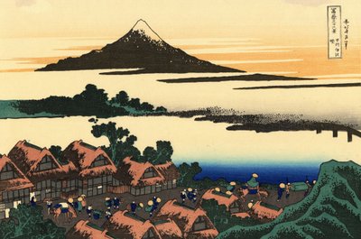 Dawn at Isawa in Kai Province by Katsushika Hokusai